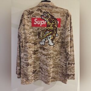 Camo Jacket with Tiger Patch